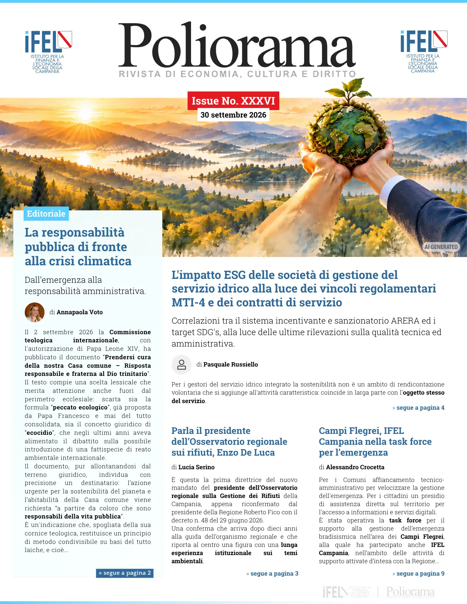 Poliorama n. 36, settembre 2026